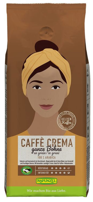 Rapunzel - Heldenkaffee Crema, ganze Bohne HIH, 1000g