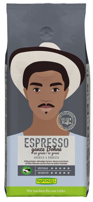 Rapunzel - Heldenkaffee Espresso, ganze Bohne HIH, 1000g