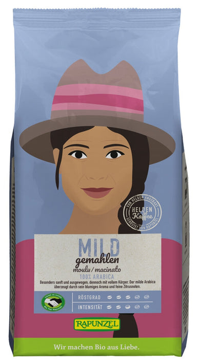 Rapunzel - Heldenkaffee Mild, gemahlen bio vegan 250g