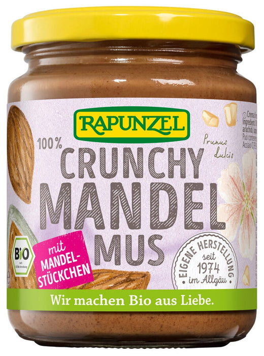 Rapunzel - Mandelmus Crunchy, 250g
