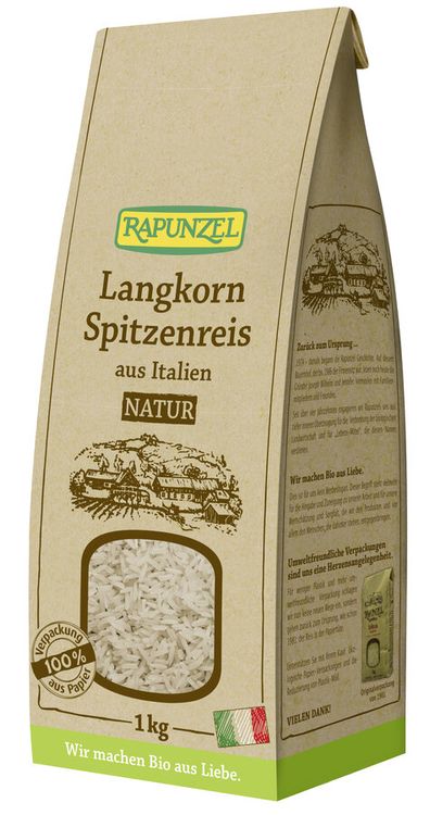 Rapunzel - Langkorn Spitzenreis Natur / Vollkorn, 1kg