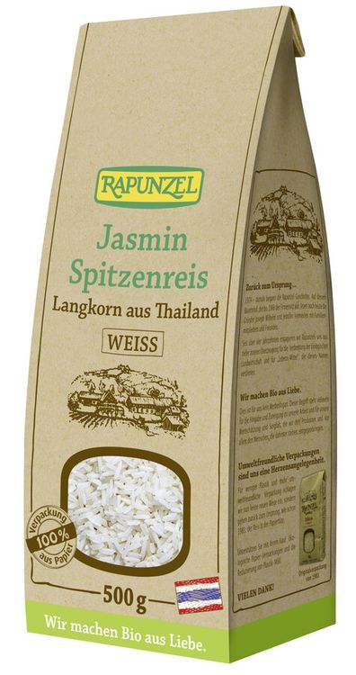 Rapunzel - Jasmin Spitzenreis Langkorn weiß, 500g