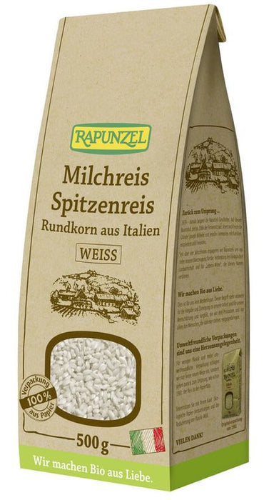 Rapunzel - Milchreis Spitzenreis Rundkorn weiß, 500g