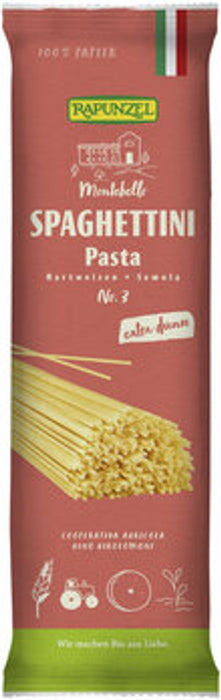 Rapunzel - Spaghettini Semola no.3 bio, 500g