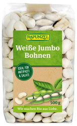 Rapunzel - Jumbo-Bohnen weiß, 500g