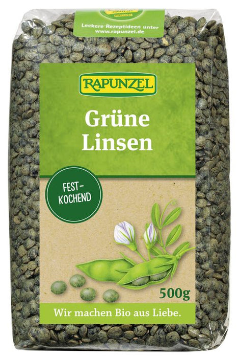 Rapunzel - Linsen grün, 500g