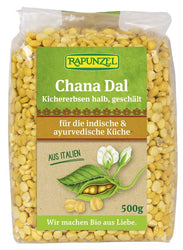 Rapunzel - Chana Dal, Kichererbsen halb, geschält, 500g