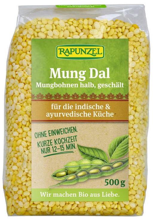 Rapunzel - Mung Dal, Mungbohnen halb, geschält, 500g