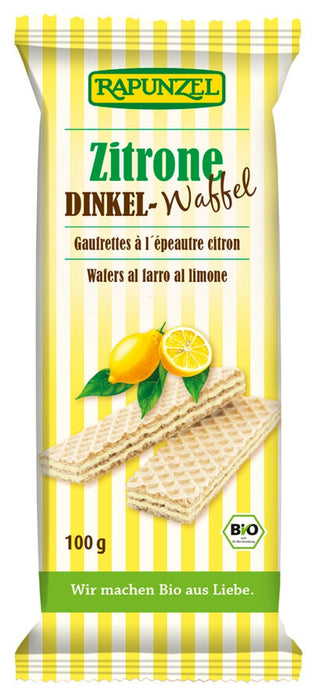Rapunzel - Dinkel-Waffeln Zitrone, 100g