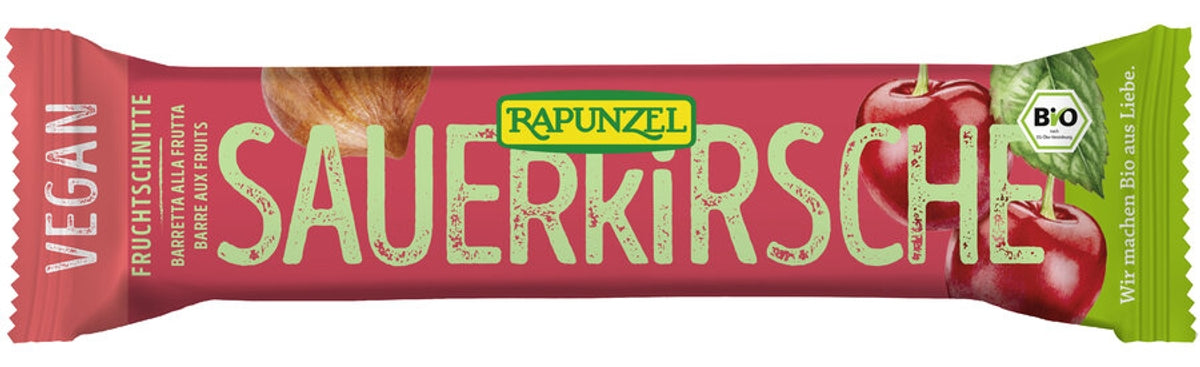 Rapunzel - Fruchtschnitte Sauerkirsche bio, 40g