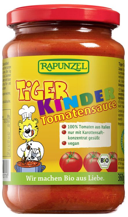 Rapunzel - Tomatensauce Tiger, 345ml