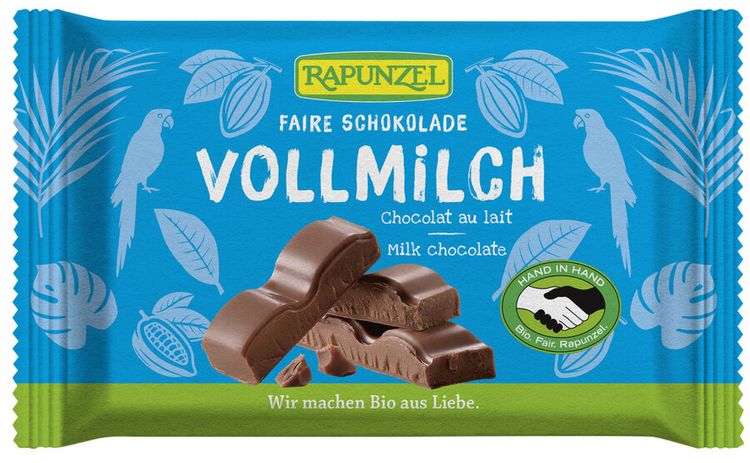 Rapunzel - Vollmilch Schokolade, bio 100g