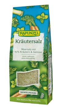 Rapunzel - Kräutersalz mit 15% Kräutern und Gemüse, bio, 500g