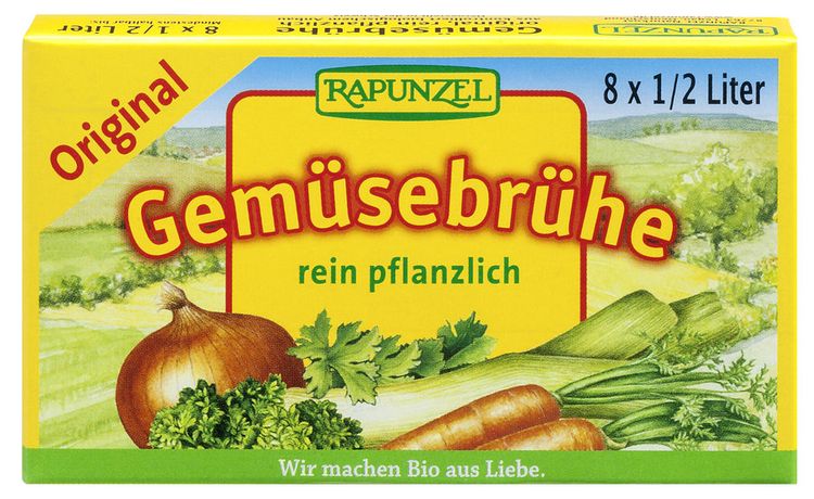 Rapunzel - Gemüsebrühe- Würfel Original mit Hefe bio 84g