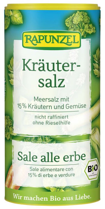 Rapunzel - Kräutersalz mit 15% Kräutern und Gemüse, 125g