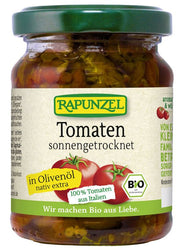 Rapunzel - Tomaten getrocknet in Olivenöl, aromatisch-würzig, 120g