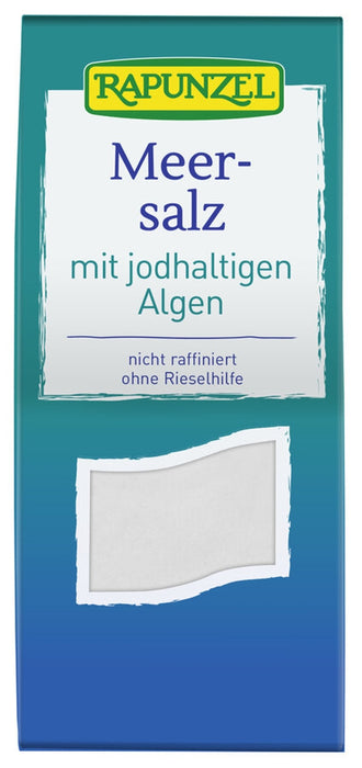 Rapunzel - Meersalz mit jodhaltigen Algen, bio, 500g