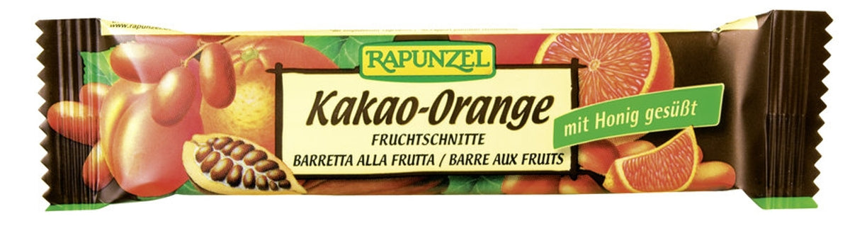 Rapunzel - Fruchtschnitte Kakao-Orange bio, 40g