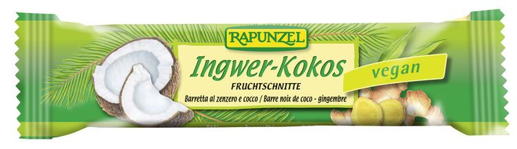 Rapunzel - Fruchtschnitte Ingwer-Kokos bio 40g