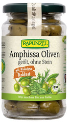 Rapunzel - Oliven Amphissa mit Kräutern, ohne Stein geölt, 170g