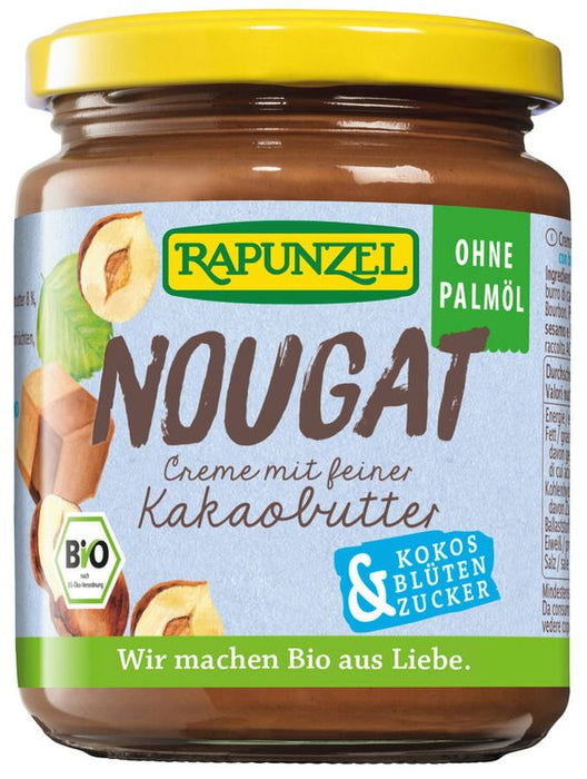 Rapunzel - Nougat-Creme, ohne Palmöl, mit Kokosblütenzucker, 250g