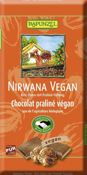 Rapunzel - Nirwana Vegan Schokolade mit Praliné-Füllung bio 100g