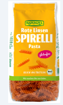 Rapunzel - Rote Linsen Spirelli bio 300g