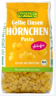 Rapunzel - Gelbe Linsen Hörnchen, bio 300g