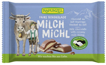 Rapunzel - Milch Michl Schokolade mit Milchfüllung HIH 100g