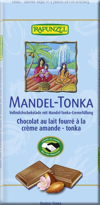 Rapunzel - Vollmilch Schokolade Mandel Tonka bio 100g