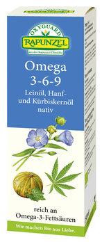 Rapunzel - OXYGUARD Omega 3-6-9, bio, 250ml