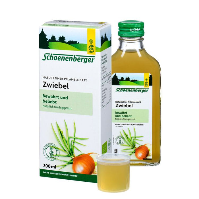 Schoenenberger® -  Naturreiner Pflanzensaft Zwiebel (Bio) 200ml