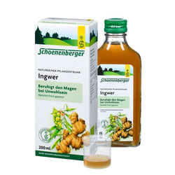 Schoenenberger - Naturreiner Pflanzentrunk Ingwer bio 200ml