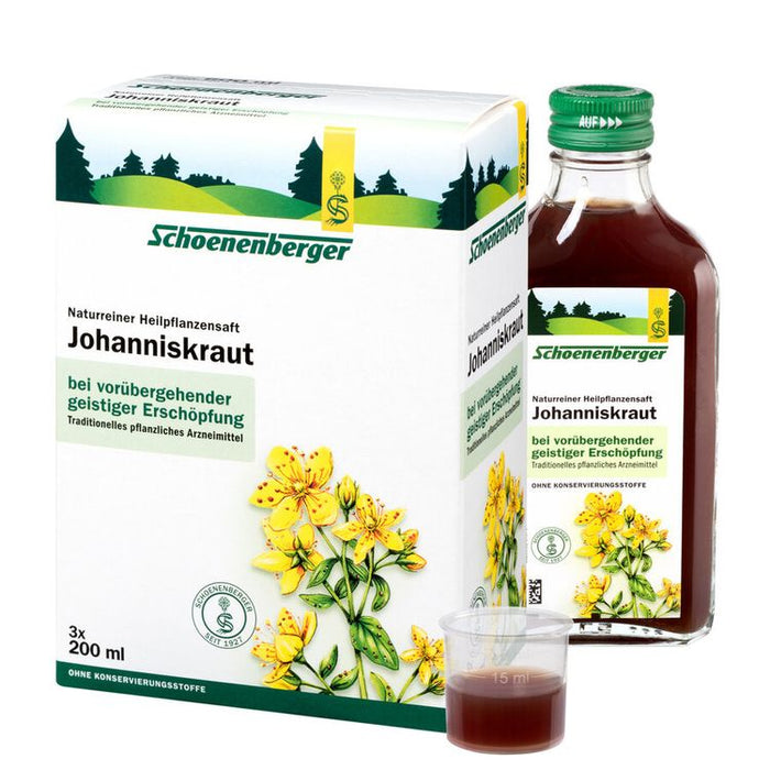Schoenenberger - Johanniskraut Naturreiner Heilpflanzensaft bio 600ml