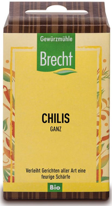 Brecht - Chilis ganz Nachfüllpackung, bio 12,5g