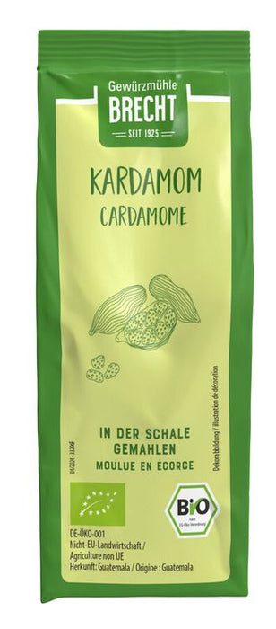 Brecht - Kardamom gem. bio, Nachfüllbeutel, 55g