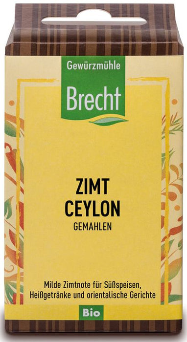 Brecht - Zimt Ceylon gemahlen Nachfüllpackung, bio 27g