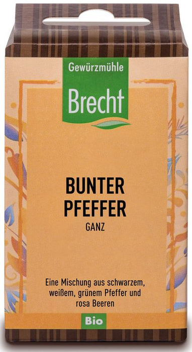 Brecht - Bunter Pfeffer ganz Nachfüllpackung, bio 40g