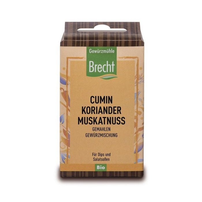 Brecht - Cumin Koriander Muskatnuss gemahlen Nachfüllpackung bio 35g