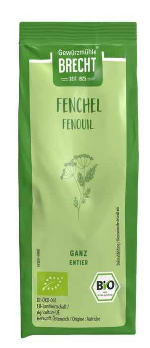 Brecht - Fenchel ganz bio, Nachfüllbeutel, 50g