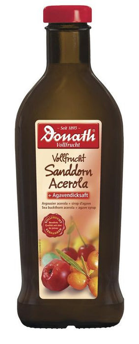 Donath - Vollfrucht Sanddorn mit Acerola&Agavendicksaft 500ml