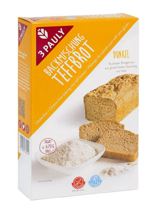 3-Pauly - Backmischung Teffbrot 407g