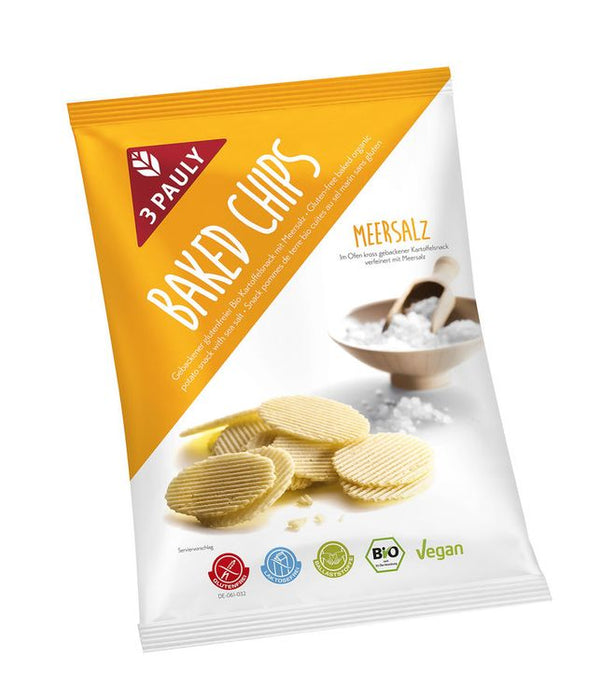 3Pauly-Baked Chips Meersalz Bio glutenfrei 85g