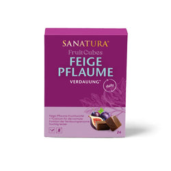 Sanatura - Fruit Cubes Feige-Pflaume, 24 Stk.