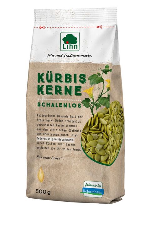 Lihn - Kürbiskerne, schalenlos gewachsen 500g