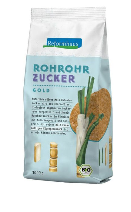 Reformhaus - Rohrohrzucker unraffiniert bio 1000g