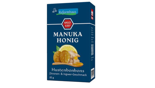 Reformhaus - Manuka Bonbon MGO630+ Ingwer&Zitrone, 85g