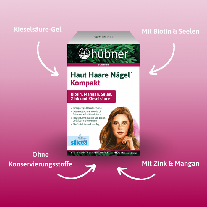 Hübner - Haut Haare Nägel Kompakt 90 Kapseln