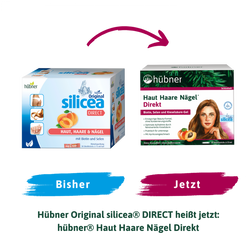 Hübner - Haut Haare Nägel direkt Aprikose, 30 Direktsticks à 15ml