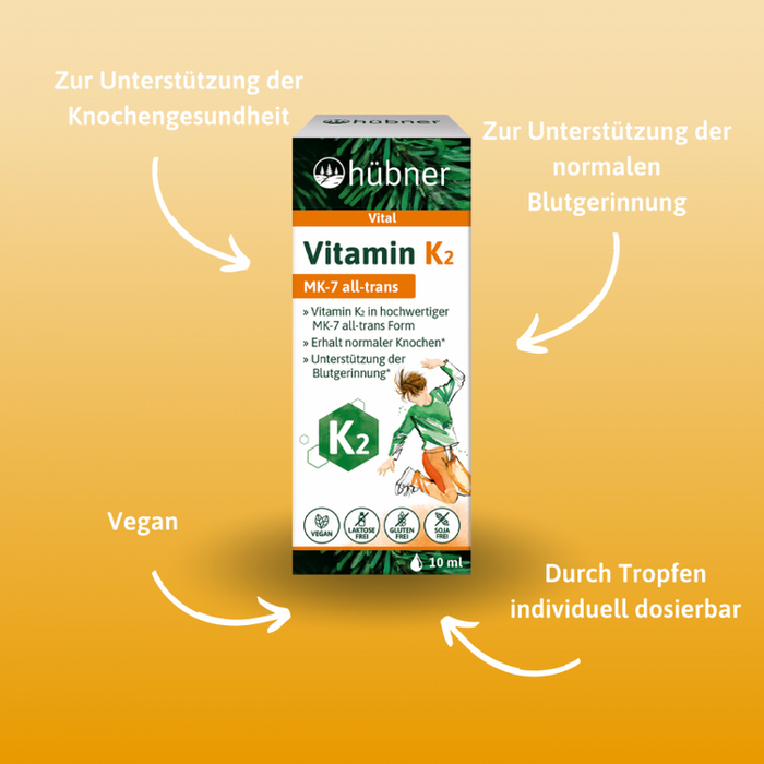 Hübner - Vitamin K2 Tropfen, 10ml